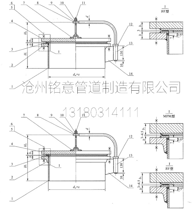 conew_hgt 21598-2014 水平吊盖衬不锈钢人孔.jpg